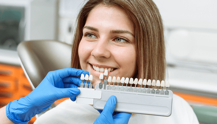Cosmetic dentistry shade selection