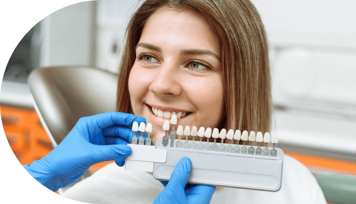 Cosmetic dentistry shade selection